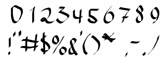 Bajsporr Font OTHER CHARS