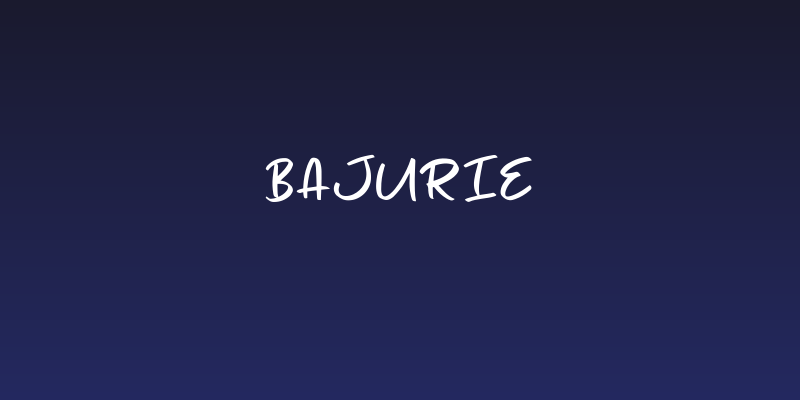 Bajurie Social Header
