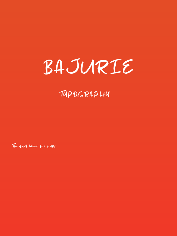 Bajurie Poster