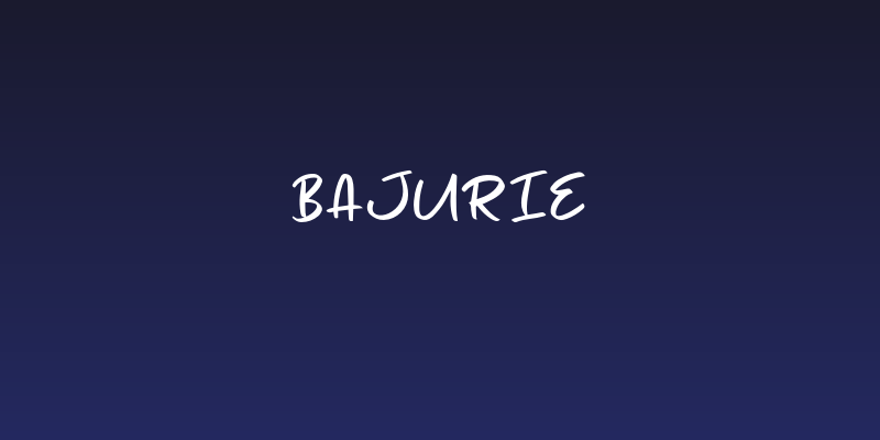 Bajurie Social Header