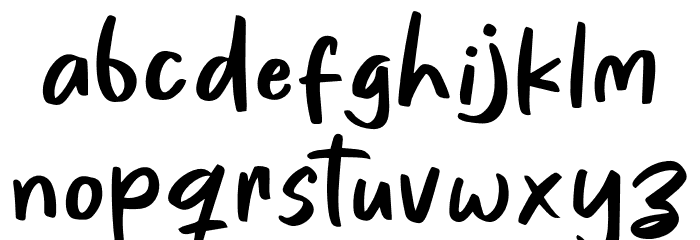 Bajurie Font LOWERCASE
