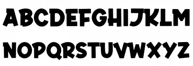 Bakari-Regular Schriftart Groß