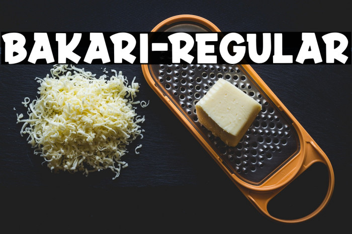 Bakari-Regular Example 1