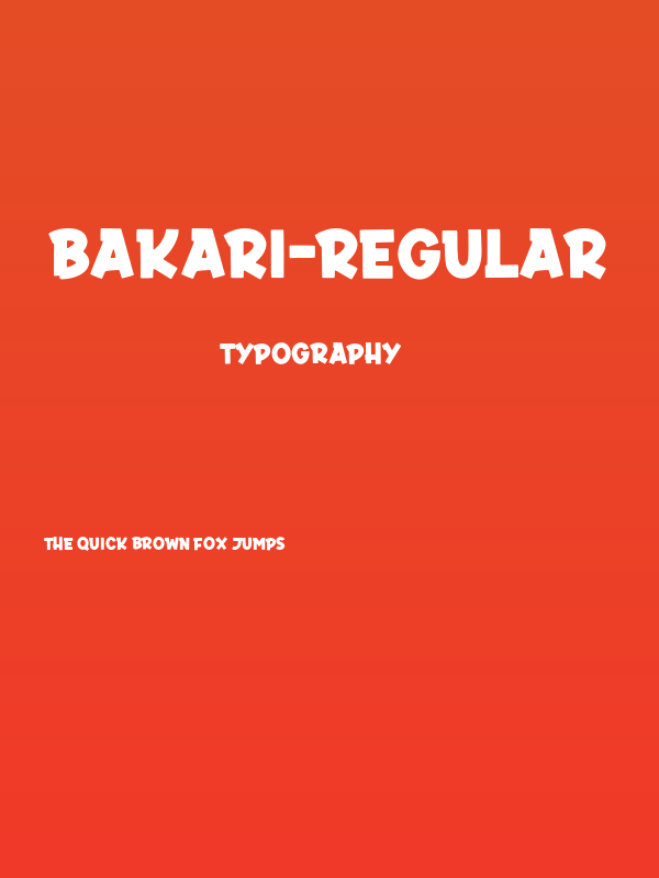 Bakari-Regular Poster