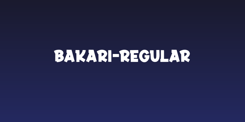 Bakari-Regular Social Header