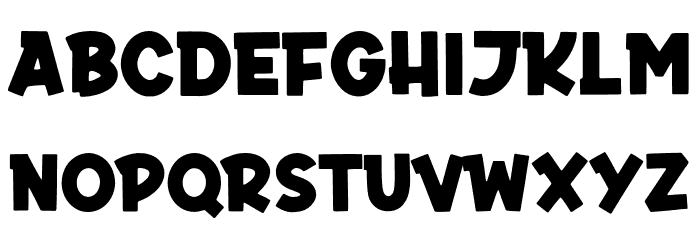 Bakari-Regular Font LOWERCASE