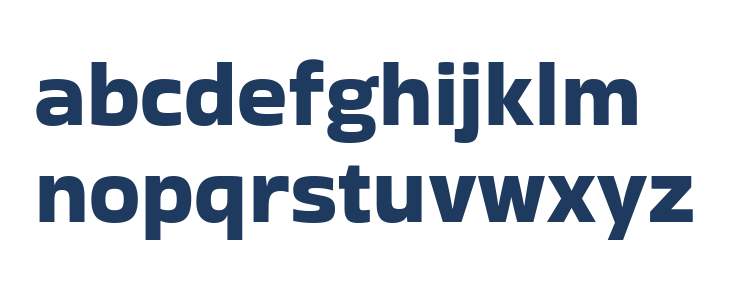 Bakbak One Regular Lowercase