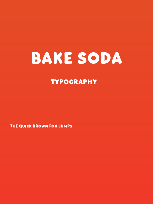 Bake Soda Poster
