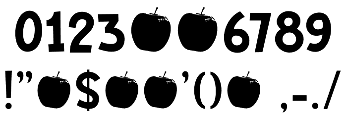 Bakeapple DEMO Regular Font OTHER CHARS