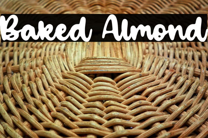 Baked Almond Example 1