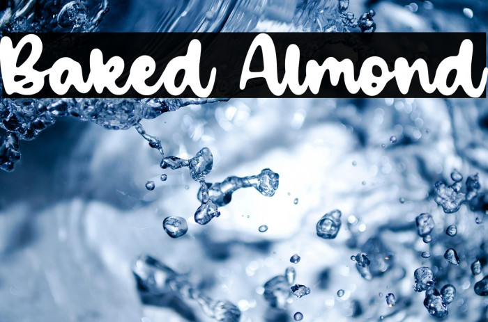 Baked Almond Example 2