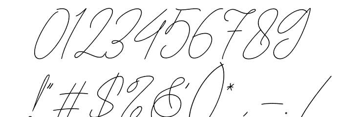 Baked Salmon Font OTHER CHARS