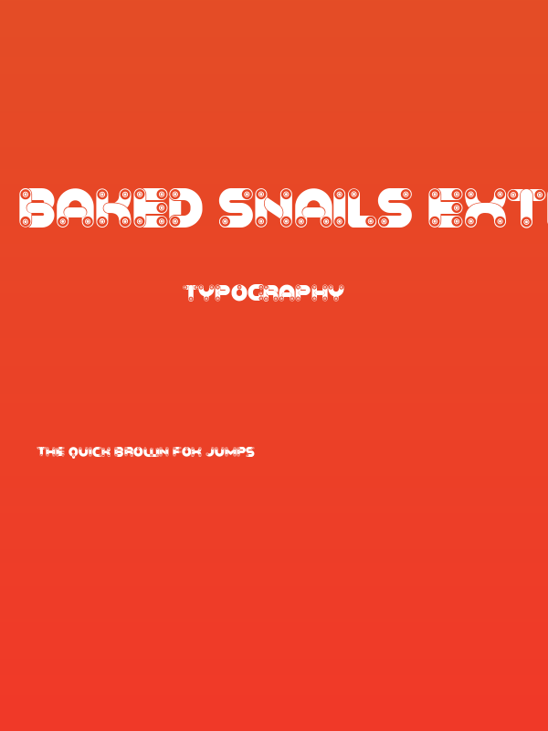 Baked Snails Extravagant Regular Poster