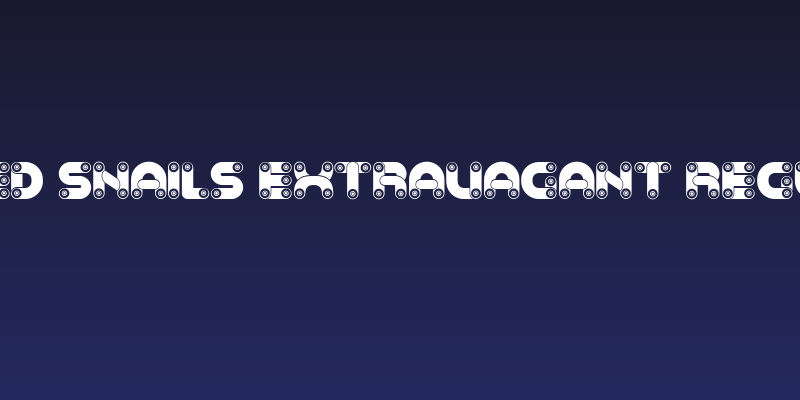 Baked Snails Extravagant Regular Social Header