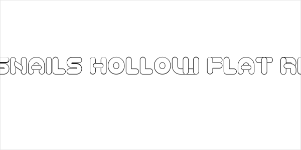 Baked Snails Hollow Flat Regular Logo