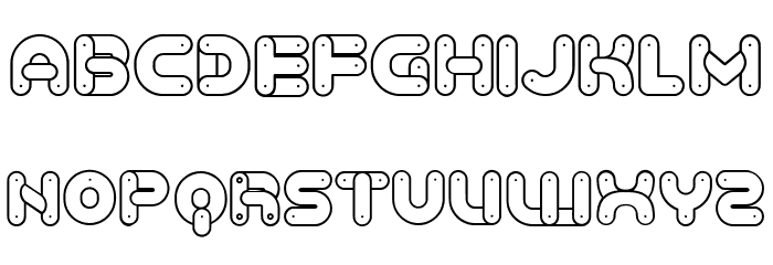 Baked Snails Hollow Rustique Regular Font OTHER CHARS