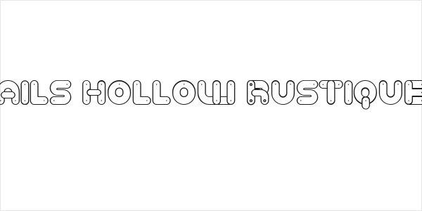 Baked Snails Hollow Rustique Regular Logo