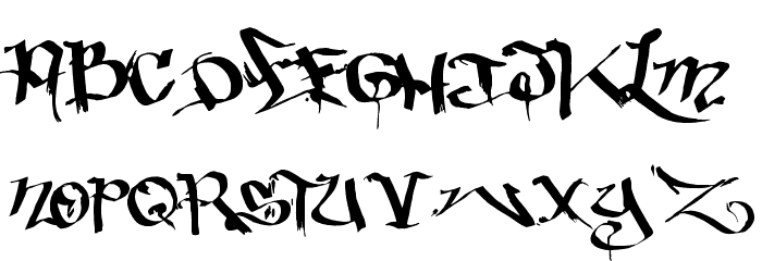 BakedTrains Font LOWERCASE