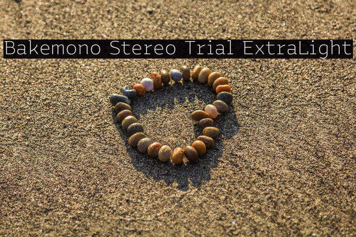 Bakemono Stereo Trial ExtraLight Example 2