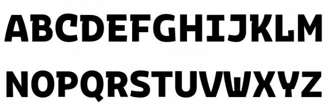 Bakemono Stereo Trial Extrabold フォント 大文字