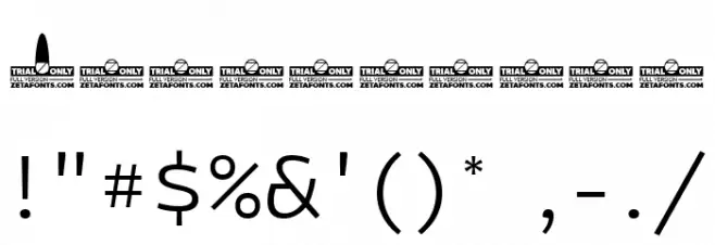 Bakemono Stereo Trial Light Fuentes OTROS CHARS