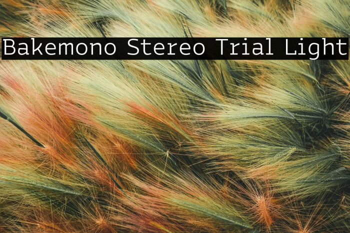 Bakemono Stereo Trial Light Example 3