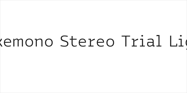 Bakemono Stereo Trial Light Logo