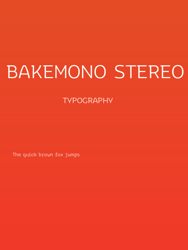 Bakemono Stereo Trial Light Poster