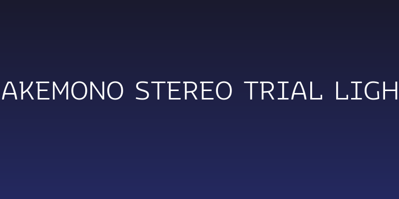 Bakemono Stereo Trial Light Social Header