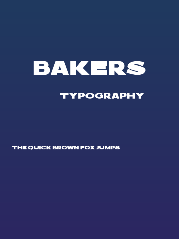 Bakers Poster