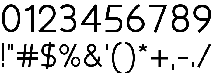 Bakersfield Bold Font OTHER CHARS