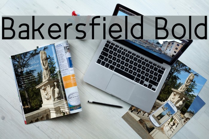 Bakersfield Bold Font examples