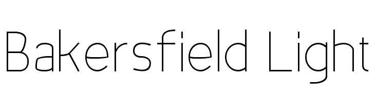Bakersfield Light  नि: शुल्क फ़ॉन्ट्स डाउनलोड