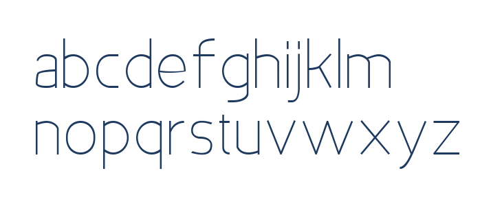 Bakersfield Light Lowercase