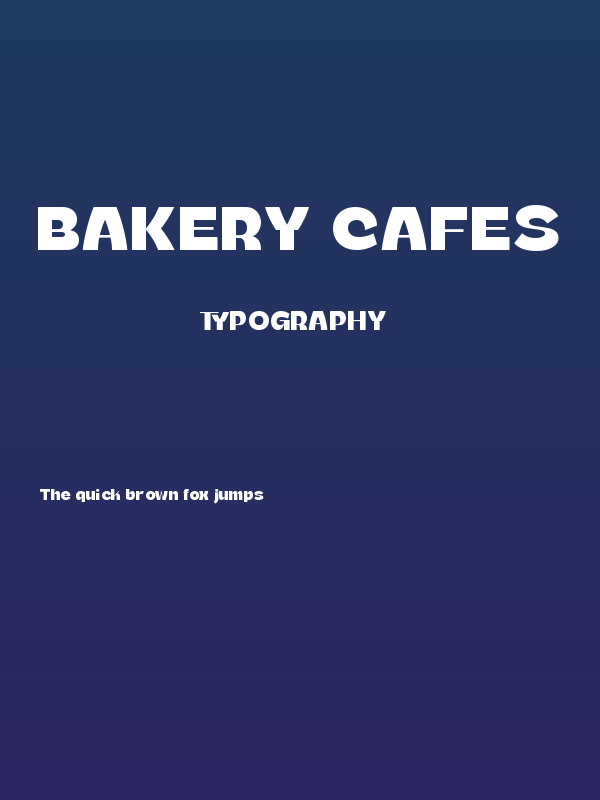 Bakery Cafes Poster