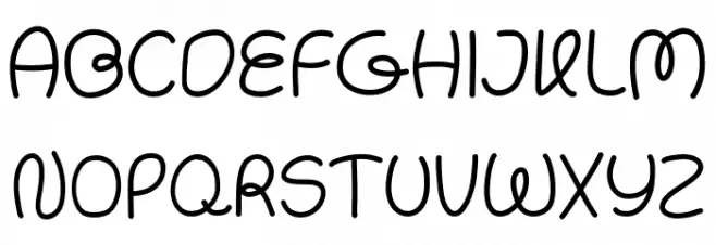 Bakery Krimer फ़ॉन्ट अपरकेस