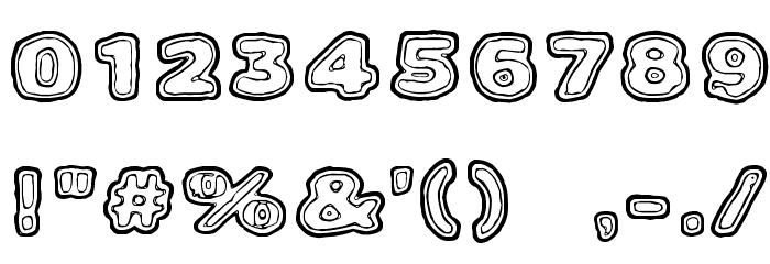 Bakesaurus Font OTHER CHARS