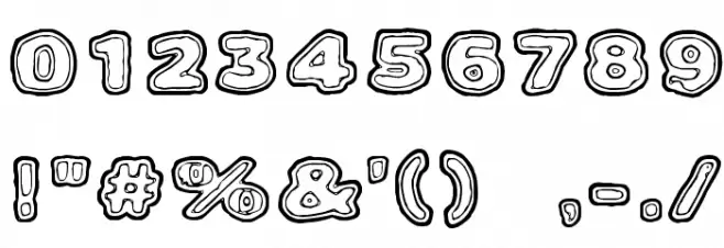 Bakesaurus Font OTHER CHARS