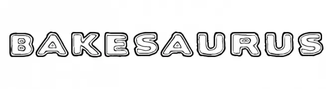 Bakesaurus  Frei Schriftart Herunterladen