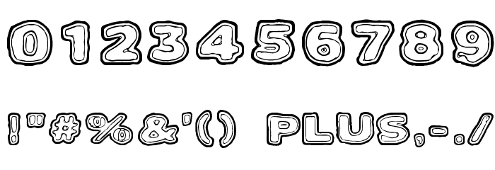 Bakesaurus Font OTHER CHARS