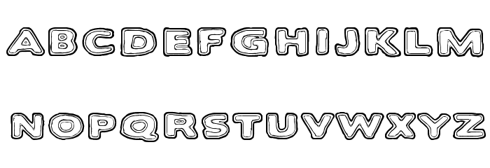 Bakesaurus Font LOWERCASE