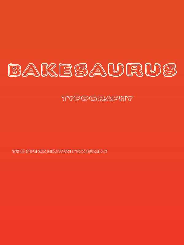 Bakesaurus Poster
