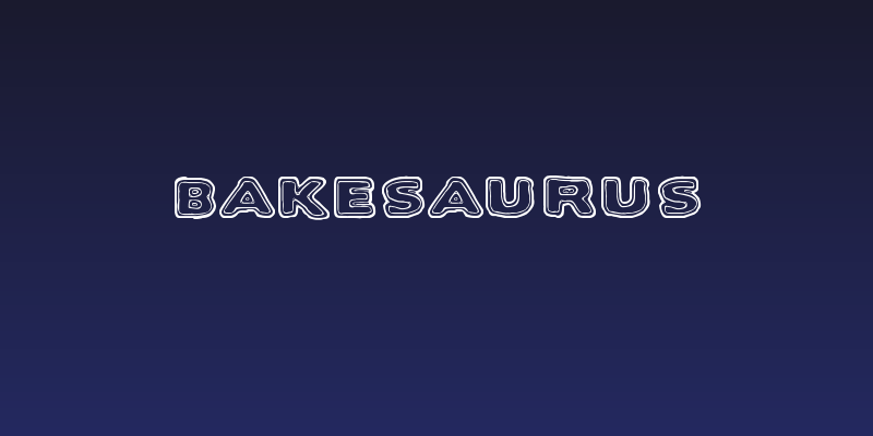 Bakesaurus Social Header