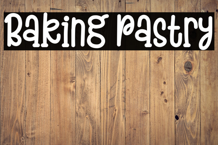 Baking Pastry Example 3