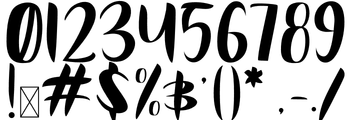 Bakira Font OTHER CHARS