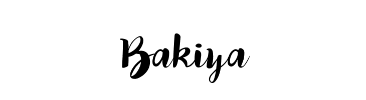 Bakiya  Fuentes Gratis Descargar