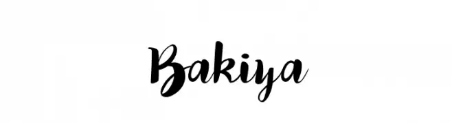 Bakiya  フリーフォントのダウンロード