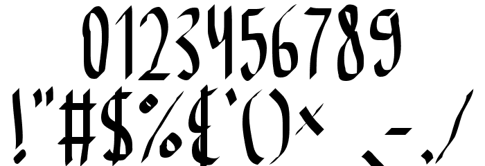 Baklava Font OTHER CHARS