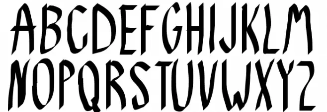 Baklava Font UPPERCASE