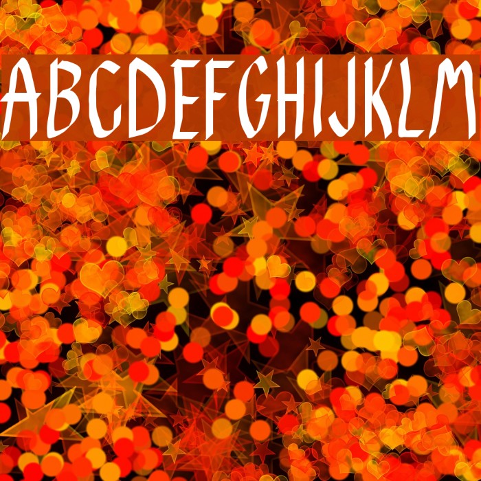 Baklava Font examples